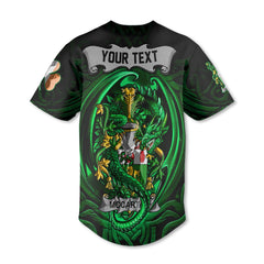 McCartan Baseball Jerseys The Green Dragon Of Ireland Style