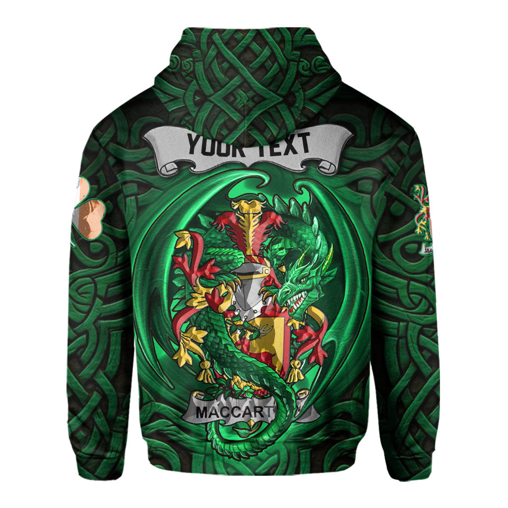 McCartney or MacCartney Hoodies The Green Dragon Of Ireland Style