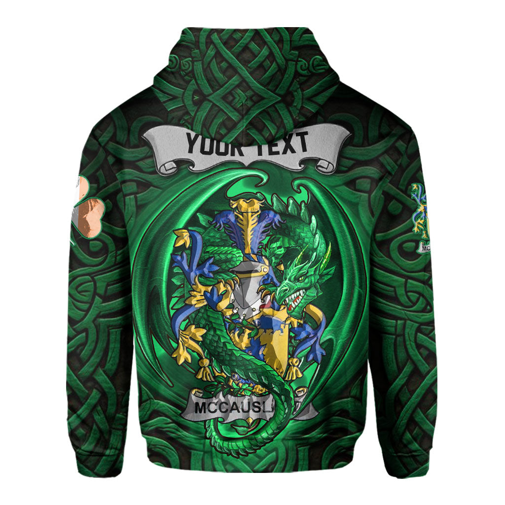 McCausland Hoodies The Green Dragon Of Ireland Style