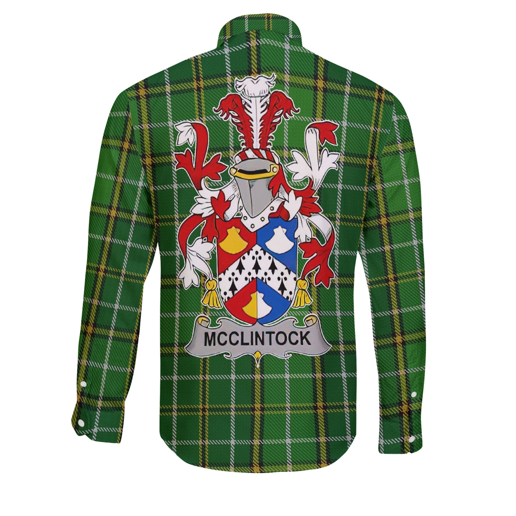 McClintock Long Sleeve Button Shirts Crest And National Plaid Style