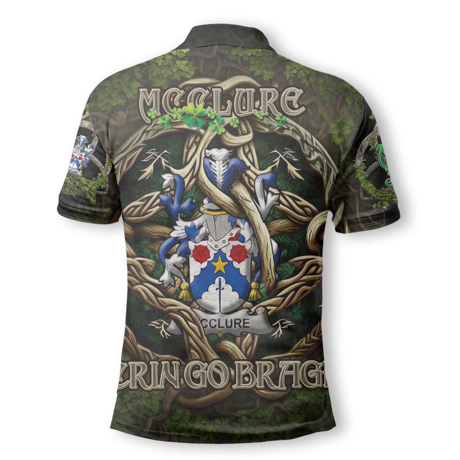 McClure Polo Shirts Ireland Is My Root Style