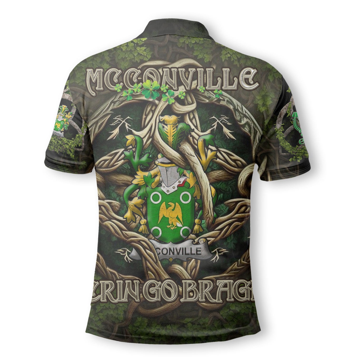 McConville Polo Shirts Ireland Is My Root Style