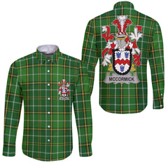 McCormick Long Sleeve Button Shirts Crest And National Plaid Style