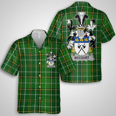 McCourt Hawaiian Shirts Crest And National Plaid Style