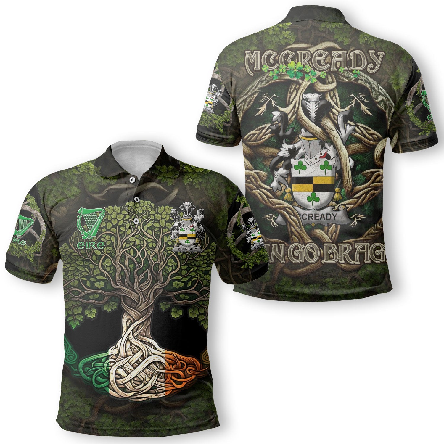 McCready or McCreadie Polo Shirts Ireland Is My Root Style