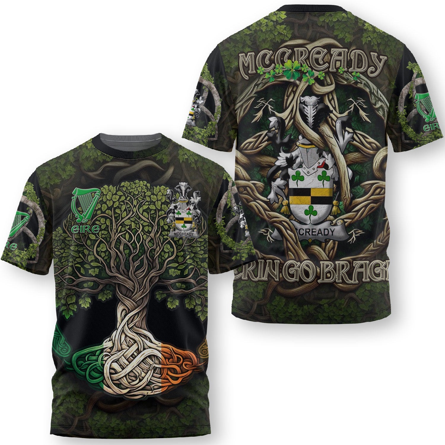 McCready or McCreadie T-Shirts Ireland Is My Root Style