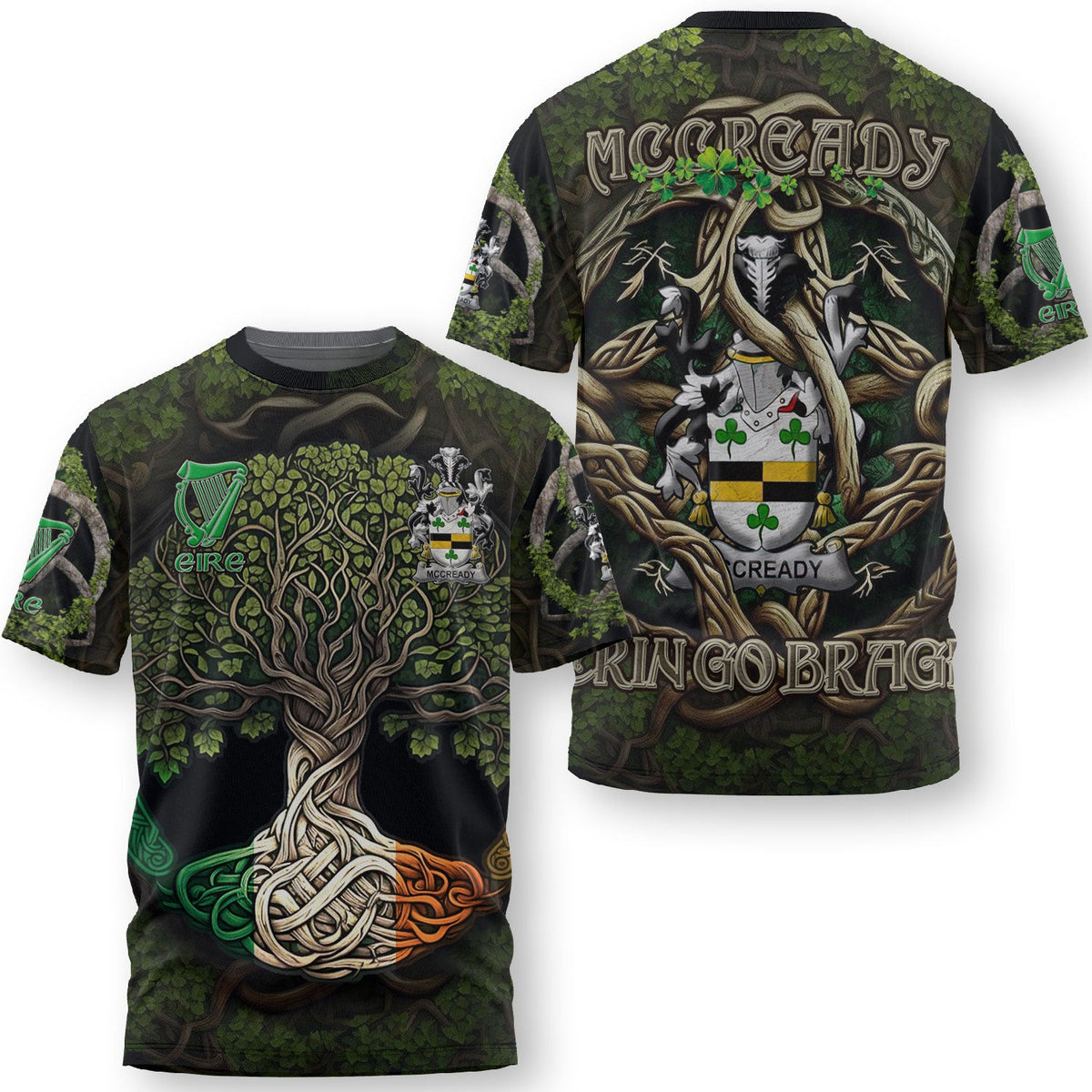 McCready or McCreadie T-Shirts Ireland Is My Root Style