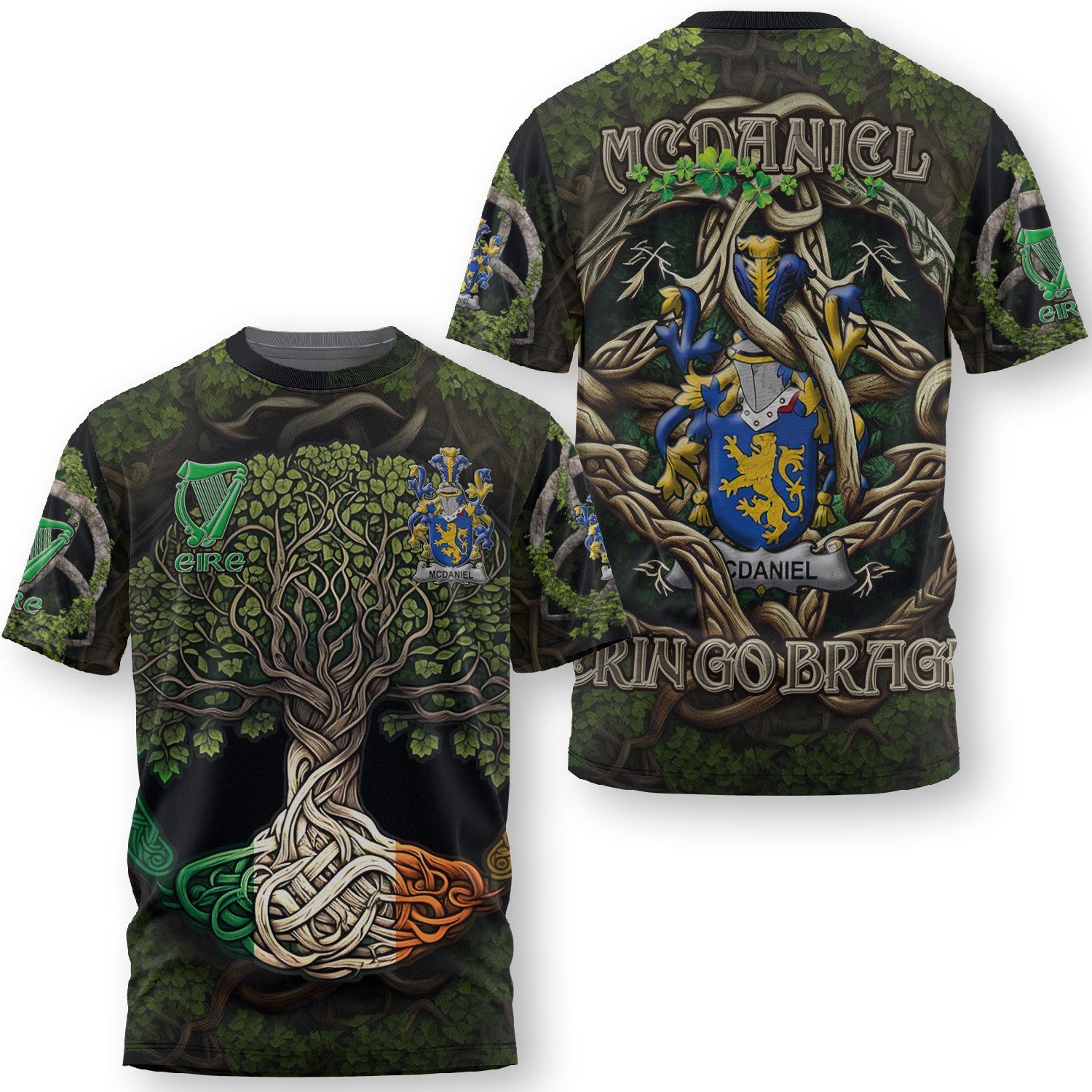 McDaniel or Daniel T-Shirts Ireland Is My Root Style
