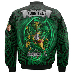 McDonagh or McDonogh Bomber Jackets The Green Dragon Of Ireland Style