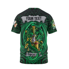 McDonagh or McDonogh T-Shirts The Green Dragon Of Ireland Style