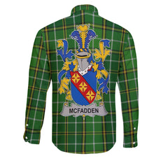 McFadden or McFadyen Long Sleeve Button Shirts Crest And National Plaid Style