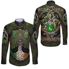 McGettigan or Gethin Long Sleeve Button Shirts Ireland Is My Root Style