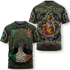McGillicuddy T-Shirts Ireland Is My Root Style
