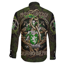 McGlinchy or McGlinchey Long Sleeve Button Shirts Ireland Is My Root Style