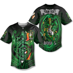 McGuiness or McGenis Baseball Jerseys The Green Dragon Of Ireland Style