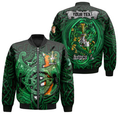 McGuiness or McGenis Bomber Jackets The Green Dragon Of Ireland Style