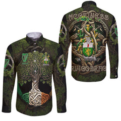 McGuiness or McGenis Long Sleeve Button Shirts Ireland Is My Root Style