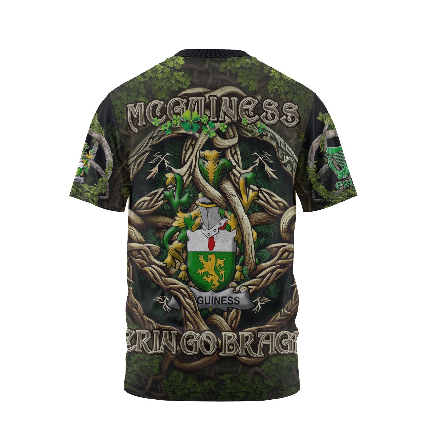 McGuiness or McGenis T-Shirts Ireland Is My Root Style
