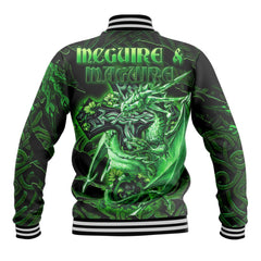 McGuire and Maguire Baseball Jackets Celtic Cross And Dragon Style