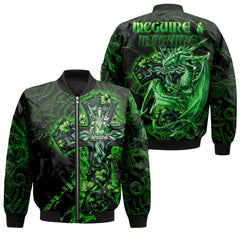 McGuire and Maguire Bomber Jackets Celtic Cross And Dragon Style