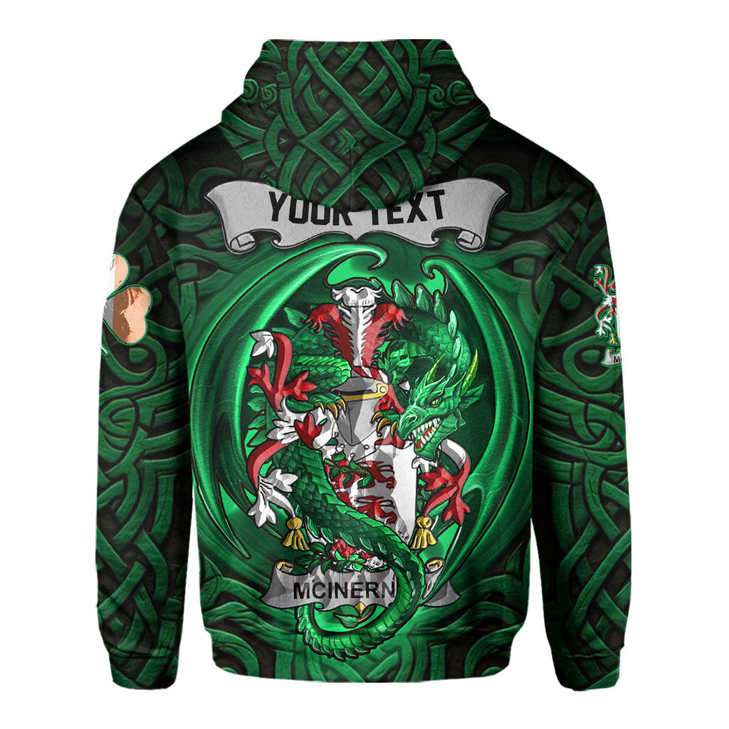 McInerney Hoodies The Green Dragon Of Ireland Style