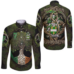 McKenna or Kennagh Long Sleeve Button Shirts Ireland Is My Root Style