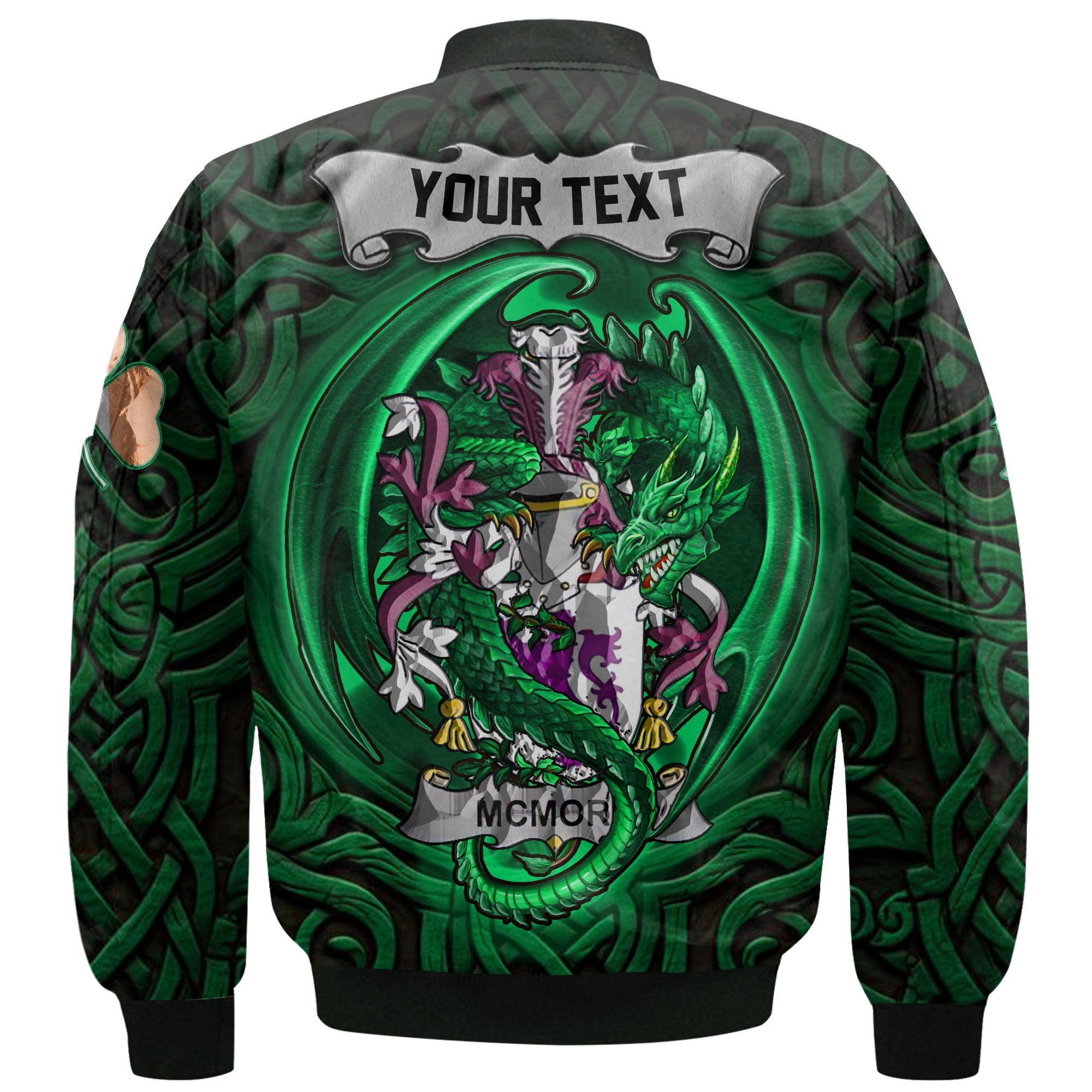 McMore or More Bomber Jackets The Green Dragon Of Ireland Style