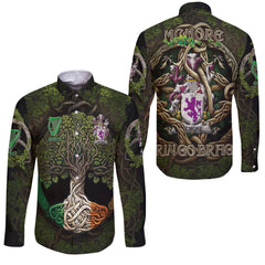 McMore or More Long Sleeve Button Shirts Ireland Is My Root Style