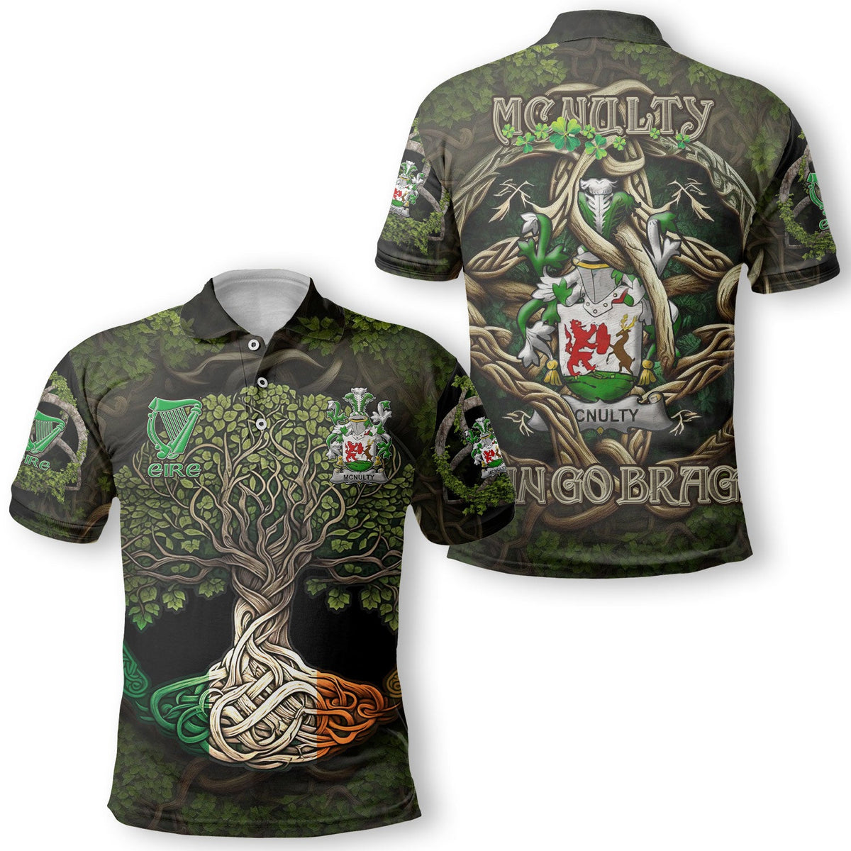 McNulty Polo Shirts Ireland Is My Root Style