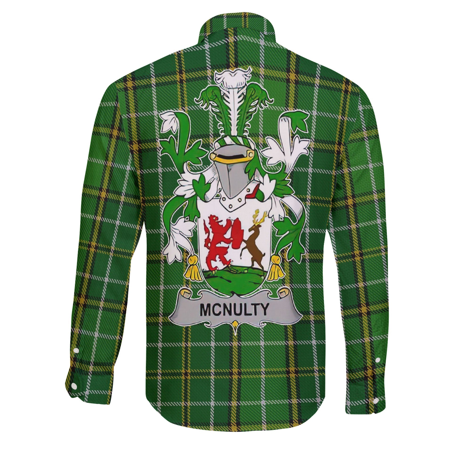 McNulty Long Sleeve Button Shirts Crest And National Plaid Style