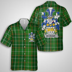 McVeagh or McFingah Hawaiian Shirts Crest And National Plaid Style