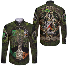 McWorth or MacWorth Long Sleeve Button Shirts Ireland Is My Root Style