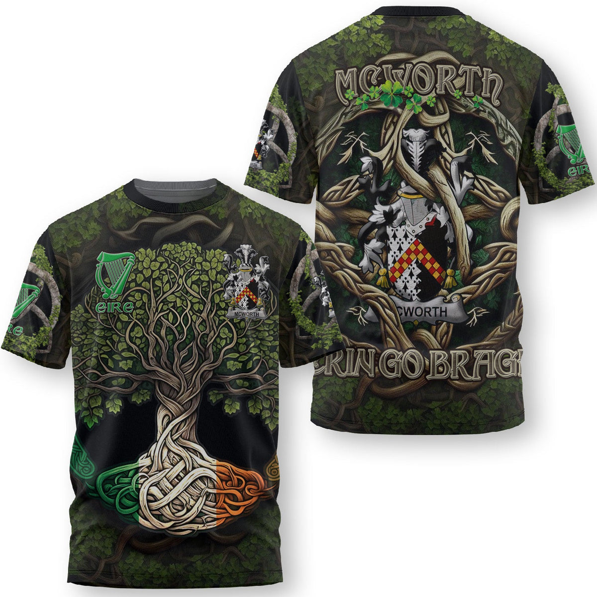 McWorth or MacWorth T-Shirts Ireland Is My Root Style