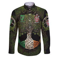Meade Long Sleeve Button Shirts Ireland Is My Root Style