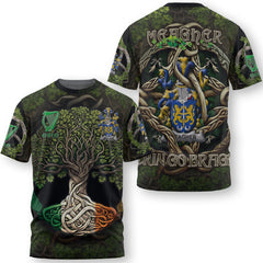 Meagher or O Maher T-Shirts Ireland Is My Root Style