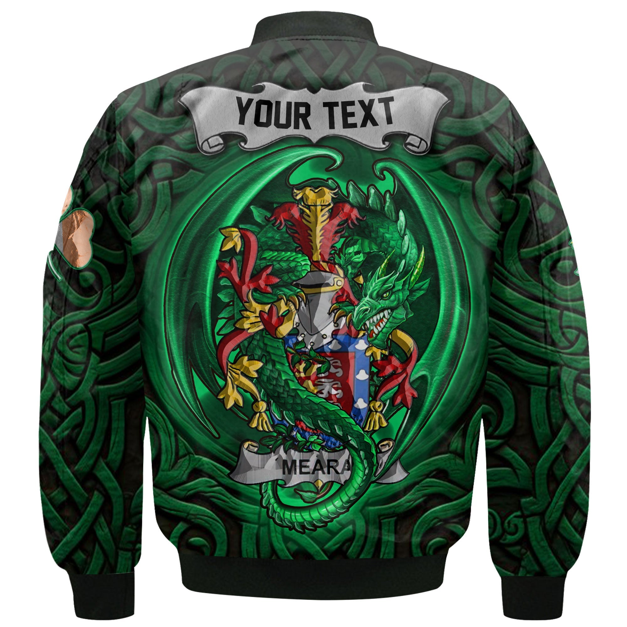 Meara or O Mara Bomber Jackets The Green Dragon Of Ireland Style