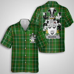 Meares Hawaiian Shirts Crest And National Plaid Style