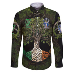 Meath Long Sleeve Button Shirts Ireland Is My Root Style