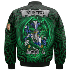 Meighe Bomber Jackets The Green Dragon Of Ireland Style