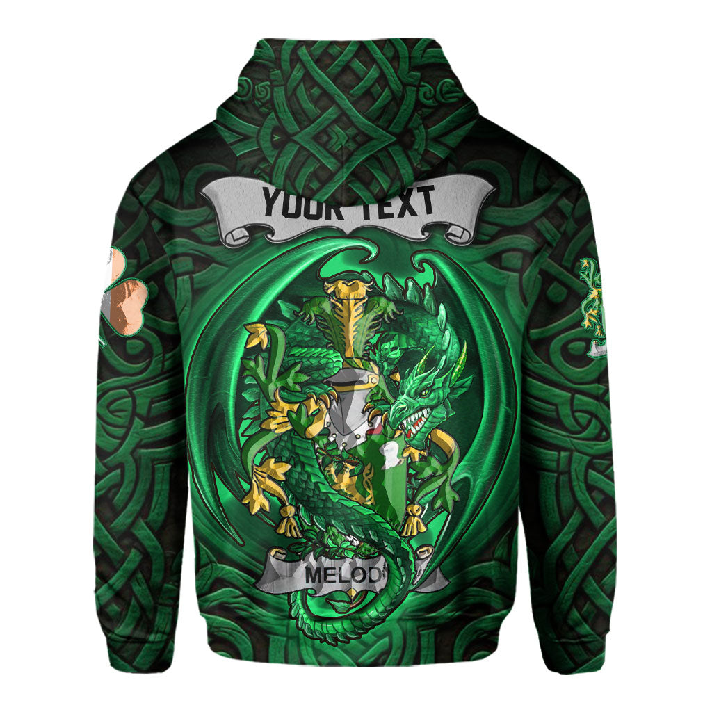 Melody or O Moledy Hoodies The Green Dragon Of Ireland Style