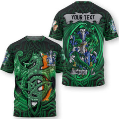 Melody or O Moledy T-Shirts The Green Dragon Of Ireland Style