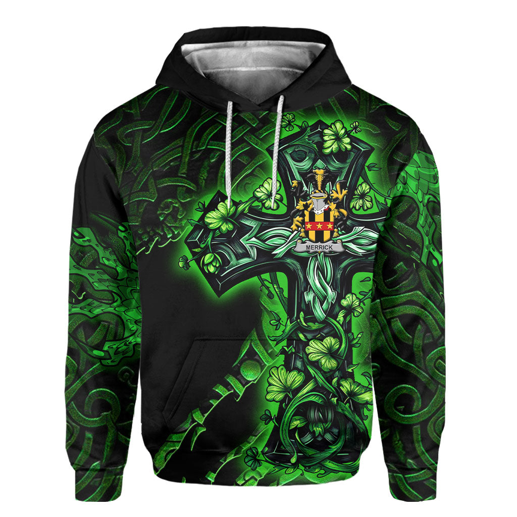 Merrick or Meyrick Hoodies Celtic Cross And Dragon Style