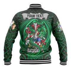 Micklethwait Baseball Jackets The Green Dragon Of Ireland Style