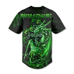 Micklethwait Baseball Jerseys Celtic Cross And Dragon Style
