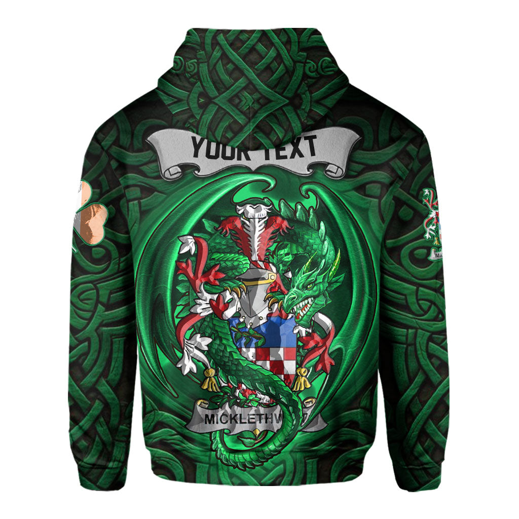 Micklethwait Hoodies The Green Dragon Of Ireland Style