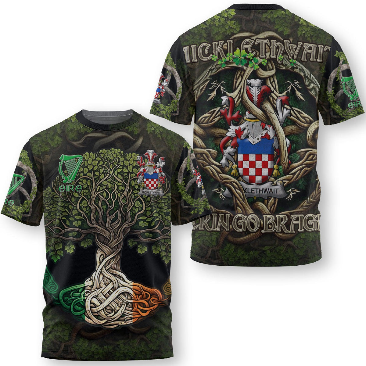Micklethwait T-Shirts Ireland Is My Root Style