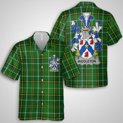 Middleton Hawaiian Shirts Crest And National Plaid Style