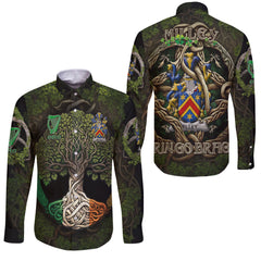 Milley or O Millea Long Sleeve Button Shirts Ireland Is My Root Style