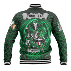 Minne Baseball Jackets The Green Dragon Of Ireland Style