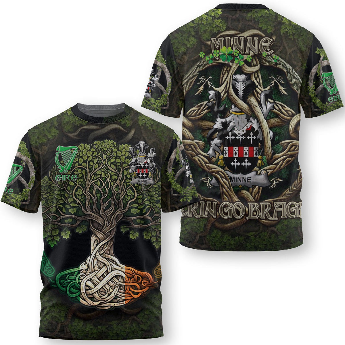 Minne T-Shirts Ireland Is My Root Style